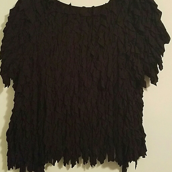 Unique Ruffled Cardigan - Picture 4 of 4