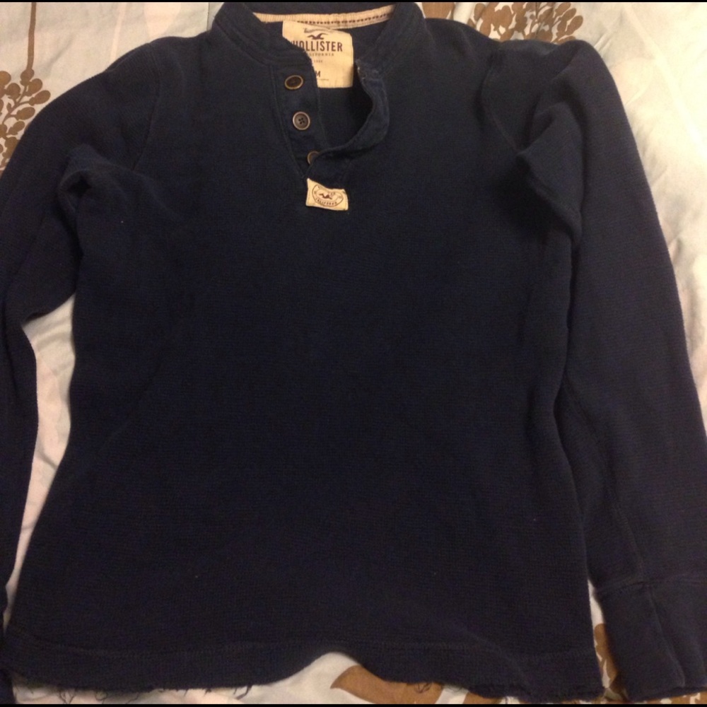 Men's hollister button up thermal