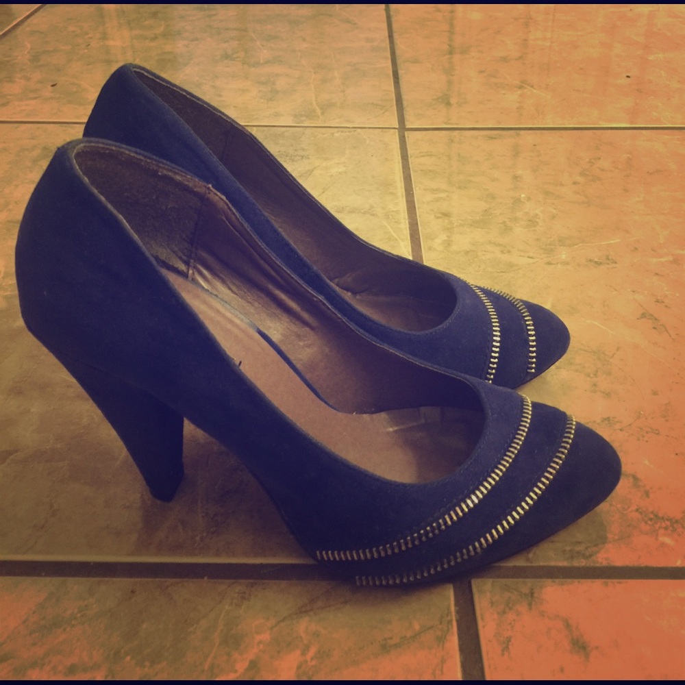 Madden Girl "Blueberry" Blu Fabric