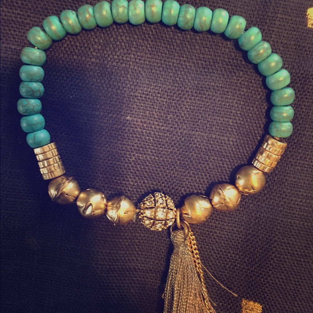 Silpoda teal bracelet - Picture 1 of 1