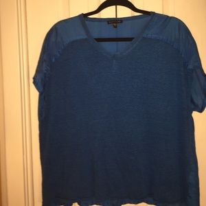 Eileen Fisher Blue Shirt. Sz. M.