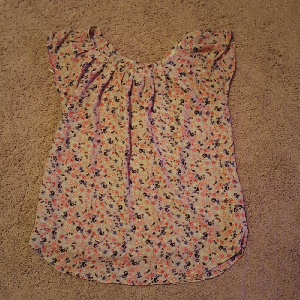 Flowy Floral babydoll Top blouse