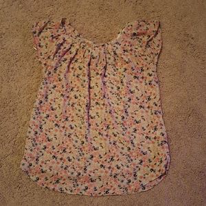 Flowy Floral babydoll Top blouse