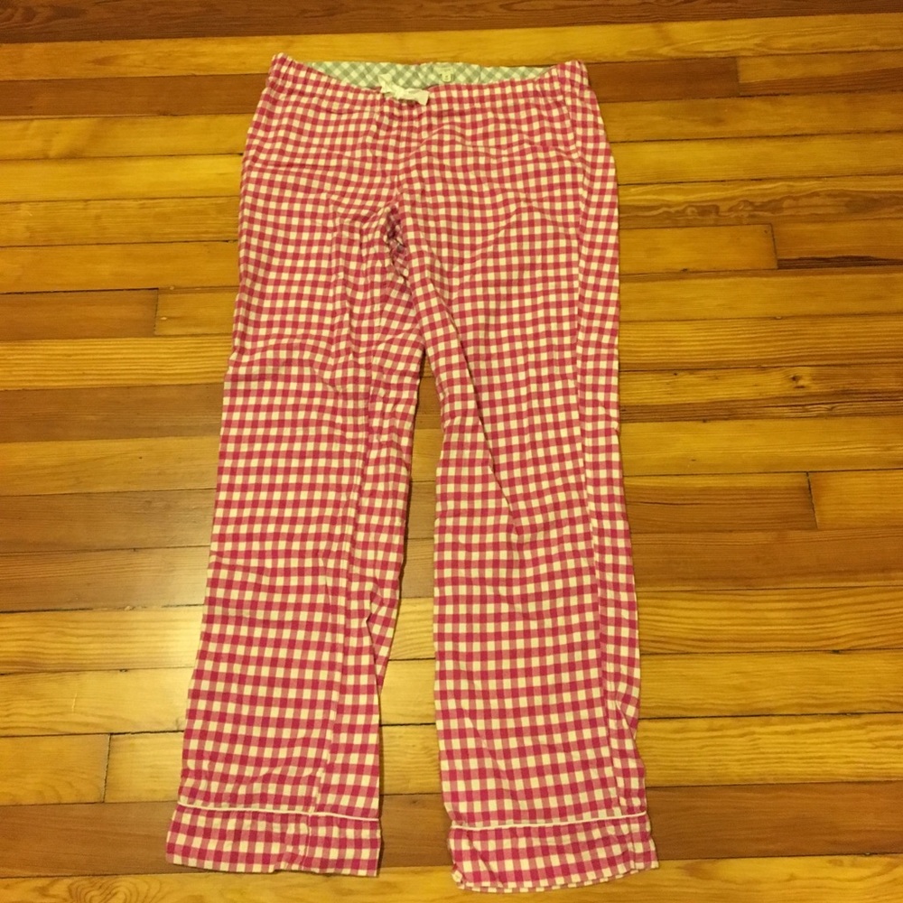 J Crew Factory Pink Plaid PJ Pants 🎀