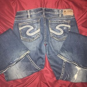 Silver jeans