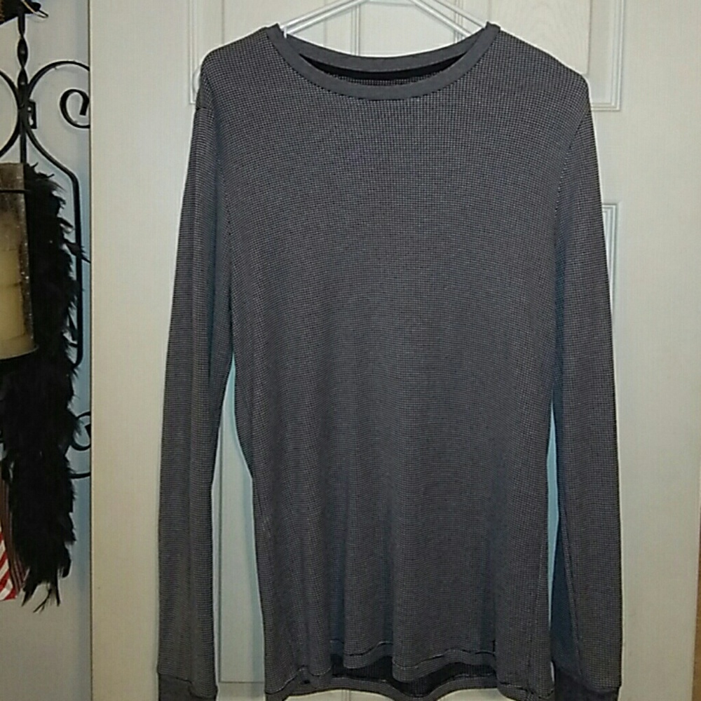 Express mens long sleeve waffle shirt.