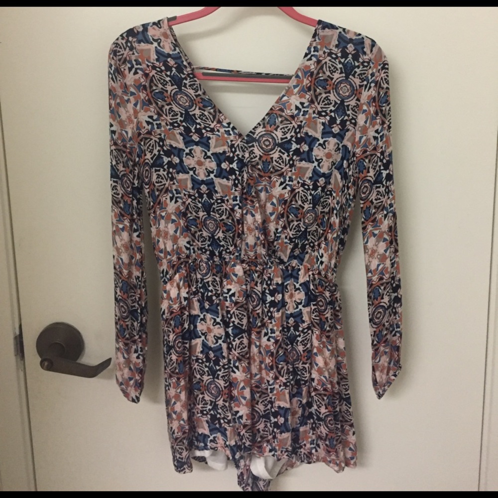 Bethany Mota Long Sleeve Romper