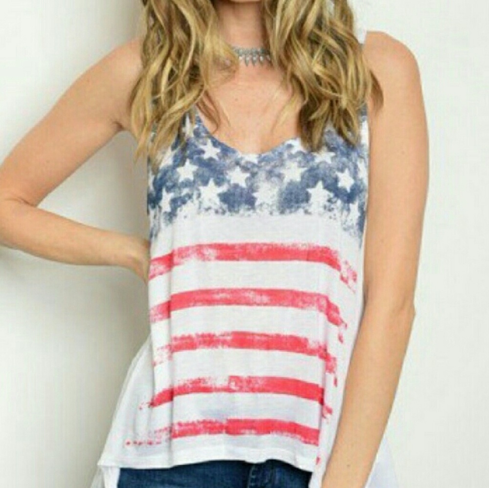 🇺🇸 American Flag Tank Top