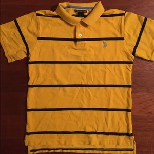Boys Gold Polo