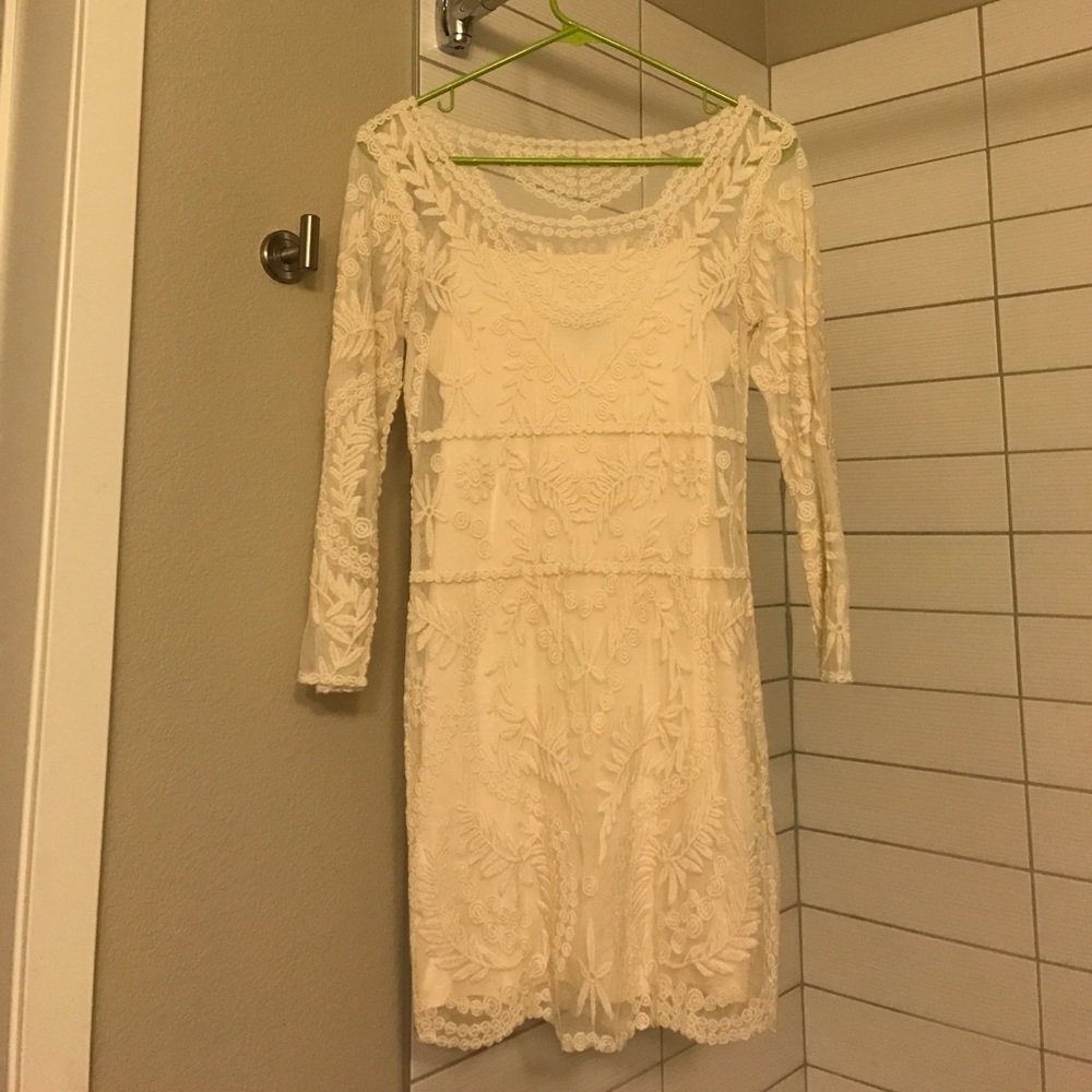 Express Lace Mini Dress