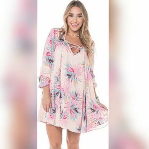 ZION PARADISE LONG SLEEVE DRESS