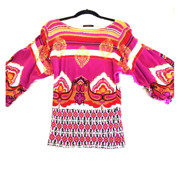 Bright Multicolored Blouse (Size S) - Picture 2 of 3