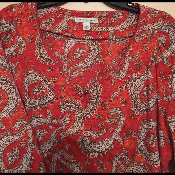 NWOT BANANA REPUBLIC blouse top - Picture 4 of 5