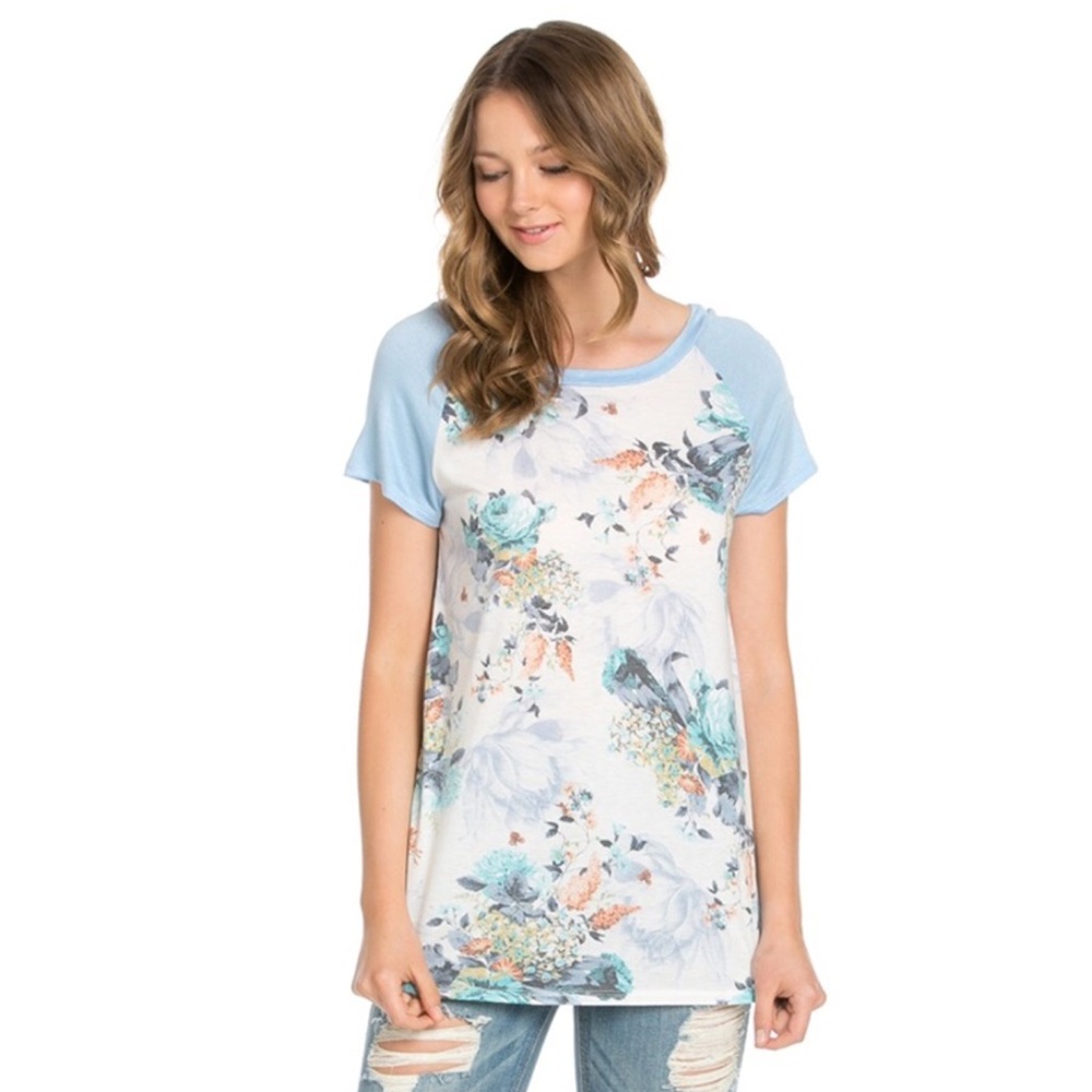Raglan Floral Top
