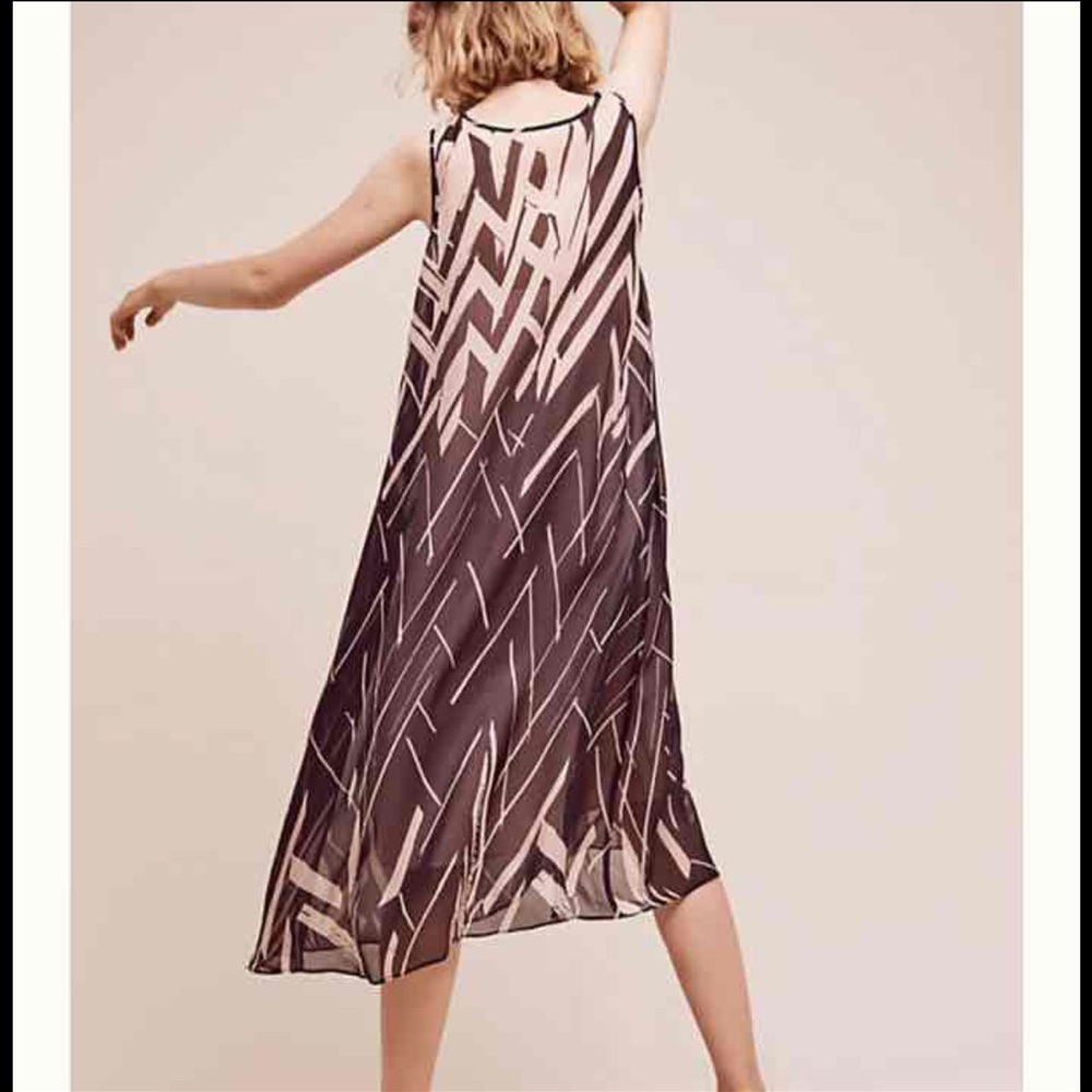 Anthropologie silk dress XS - Picture 3 of 7