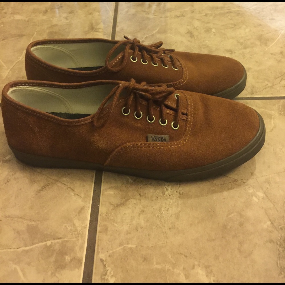 Suede "Camel Color Vans"
