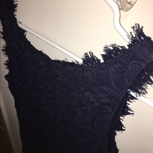 Navy Blue Mini Dress