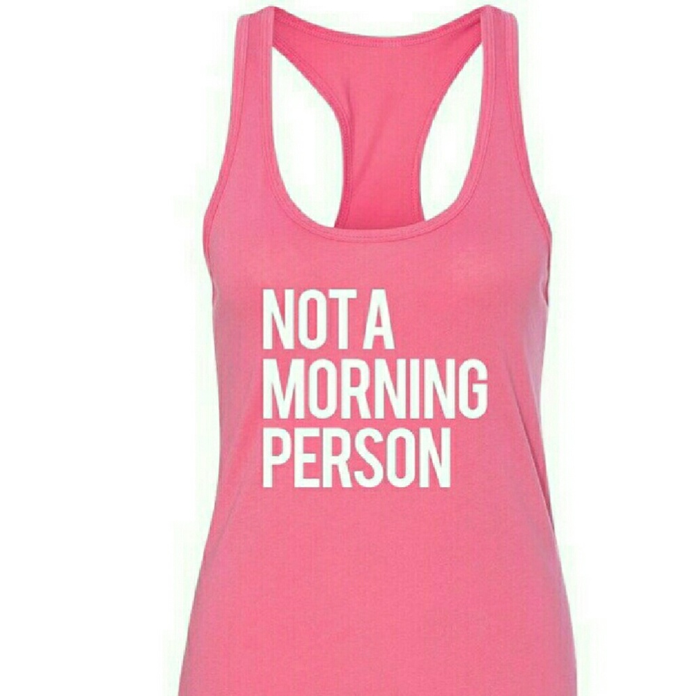Sale! 🏵 Morning Person tank top