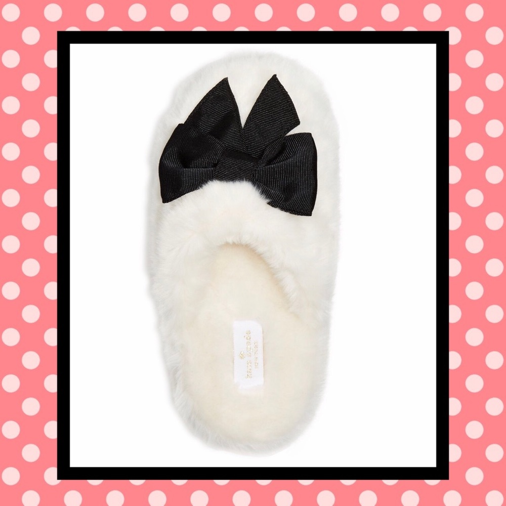 KATE SPADE ♠️ New York Bali Fur Slippers 8 - Picture 2 of 8