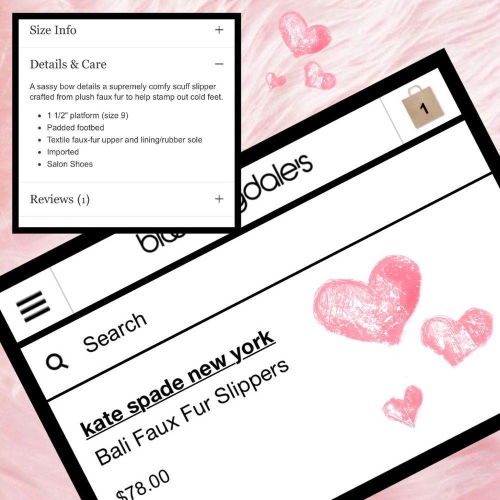 KATE SPADE ♠️ New York Bali Fur Slippers 8 - Picture 3 of 8