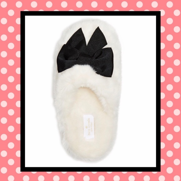 KATE SPADE ♠️ New York Bali Fur Slippers 8 - Picture 2 of 8