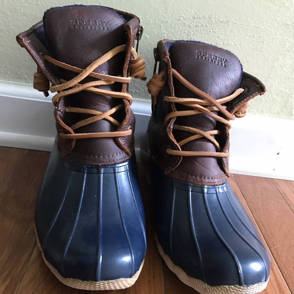 sperry saltwater duck boots