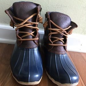 sperry saltwater duck boots