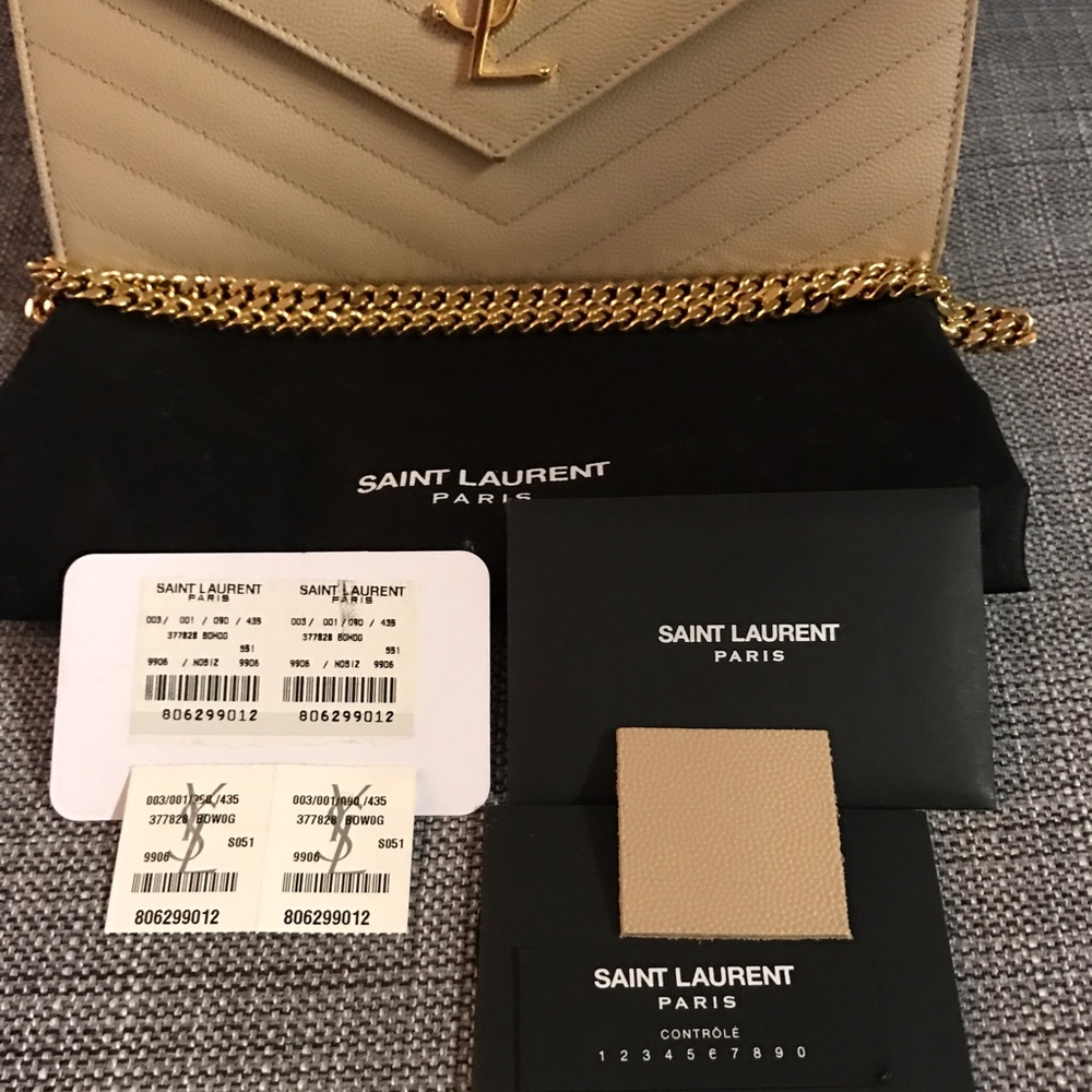 SOLD Additional pics for Authentic YSL clutch
