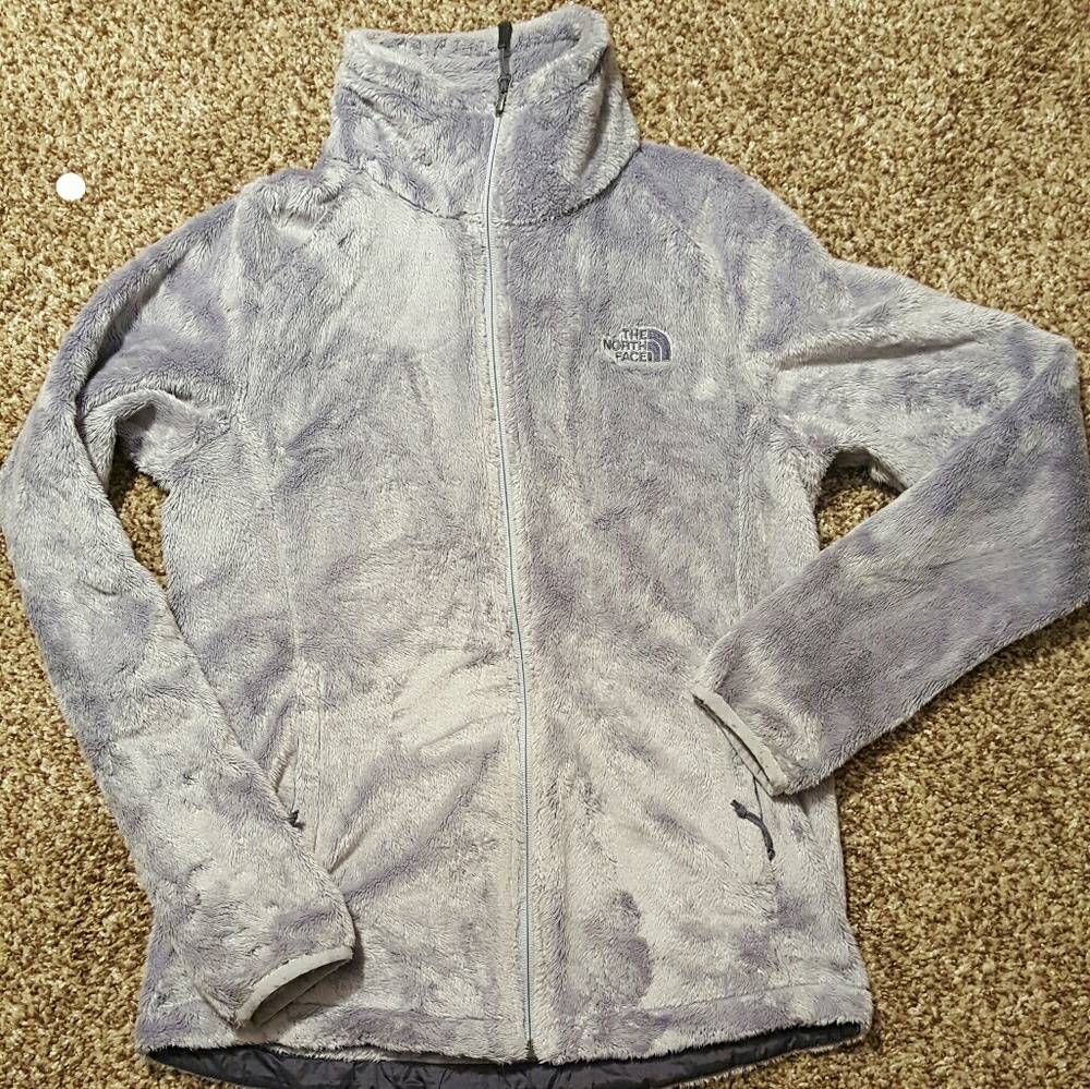 Traded dont buy Grey fuzzy north face full zip