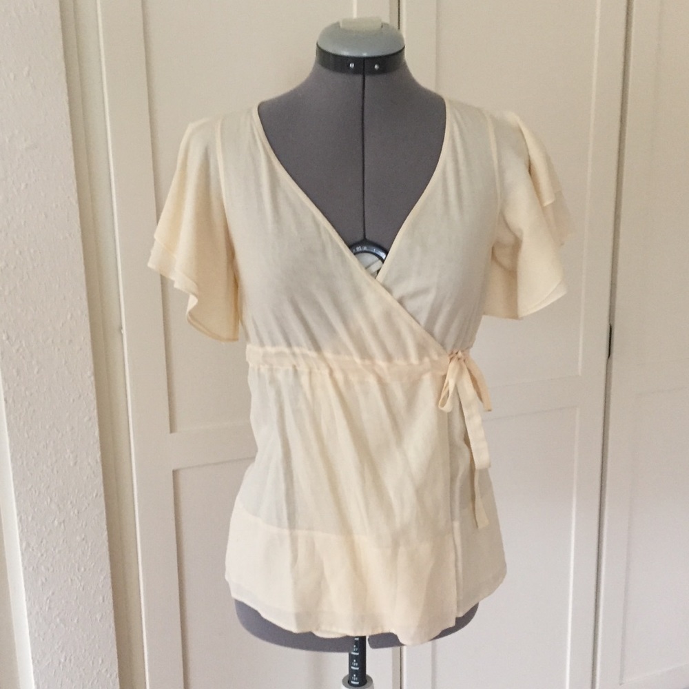 *SOLD** DVF Wrap Top