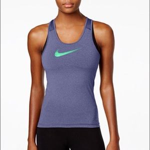 Nike Pro Running Tank-Dusty Purple