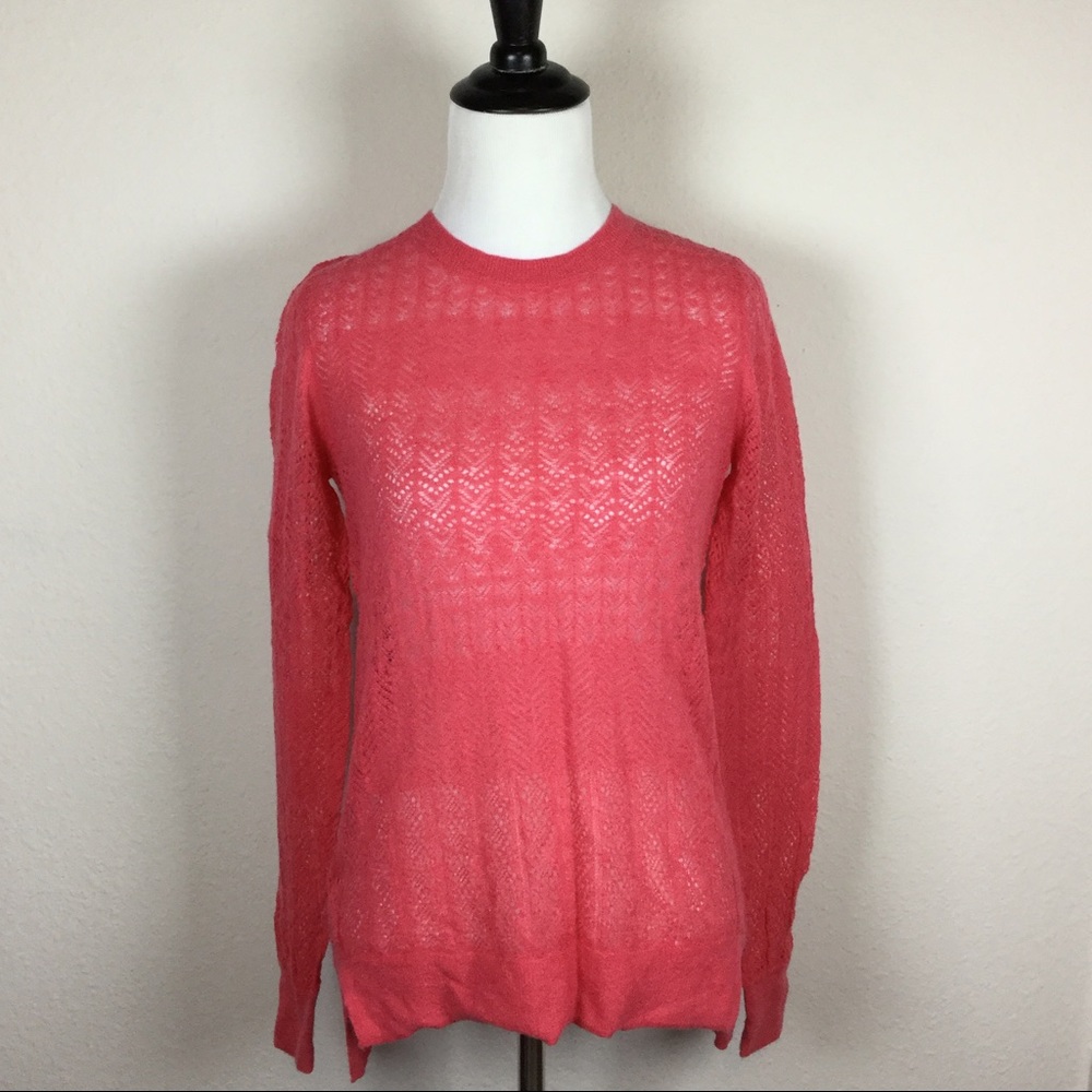 NWT Soft Mohair Open Knit Sweater Ann Taylor