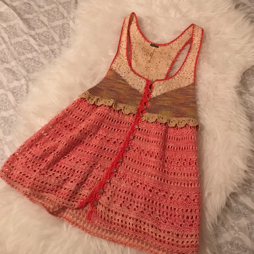 Free People crochet tank