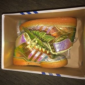 Adidas Jeremy Scott Gold Foil Wings