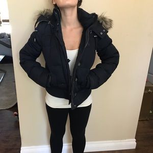 Abercrombie & Fitch snow jacket with fur