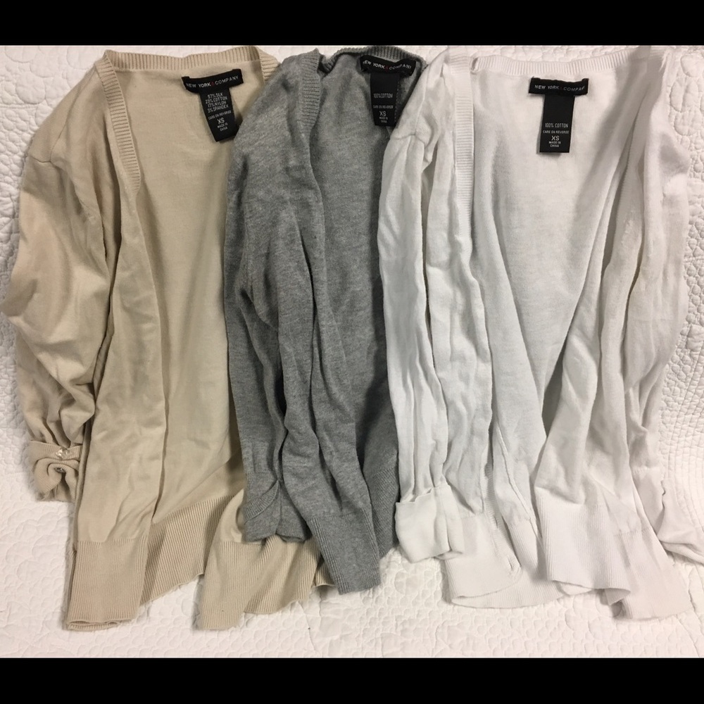 Bundle of New York & Company Cardigans. Size XS.