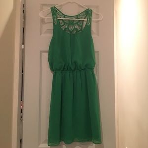 Kelly green dress