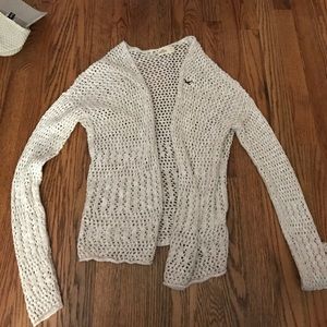Crocheted Almond sweater from Hollister!