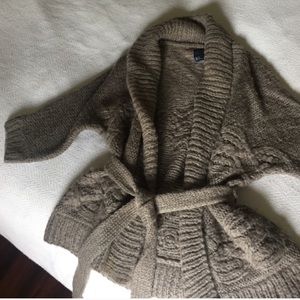 American Eagle knit cardigan with belt