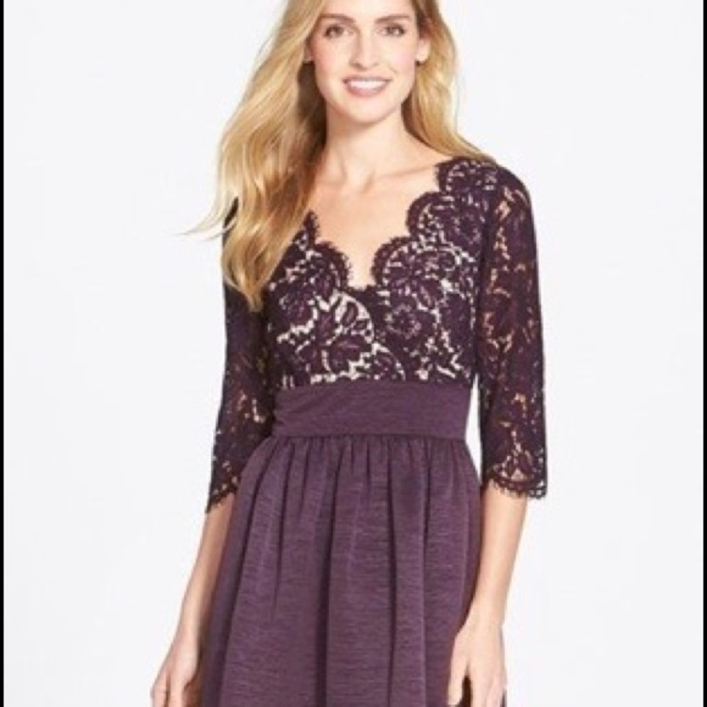 Eliza J lace and faille dress size 12