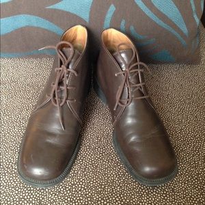 Clarks leather boot