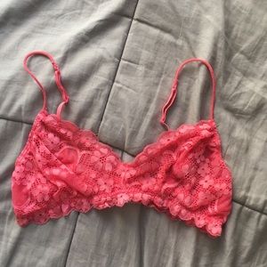 Coral bralette