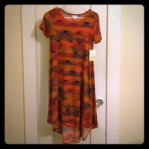 Nwt lularoe Carly xxs high low dress