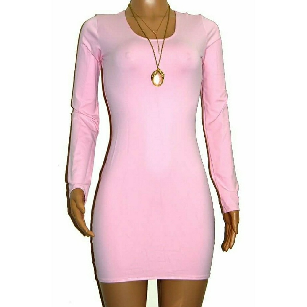 Cute Long Sleeve Bodycon  Dress