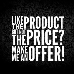 All offers are taken into consideration