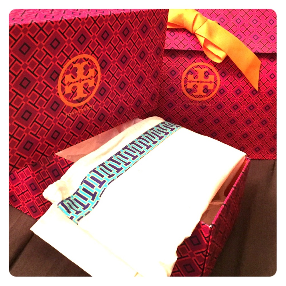 Tory Burch Gift Bag, Box and Pouch