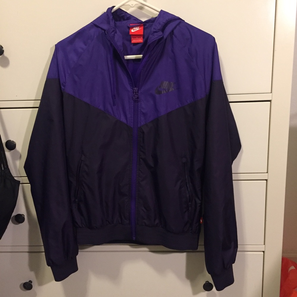 Purple NIKE windbreaker