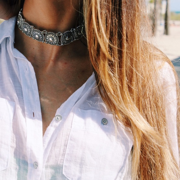 •Phoenix Silver Choker• - Picture 2 of 8