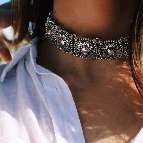 •Phoenix Silver Choker• - Picture 3 of 8