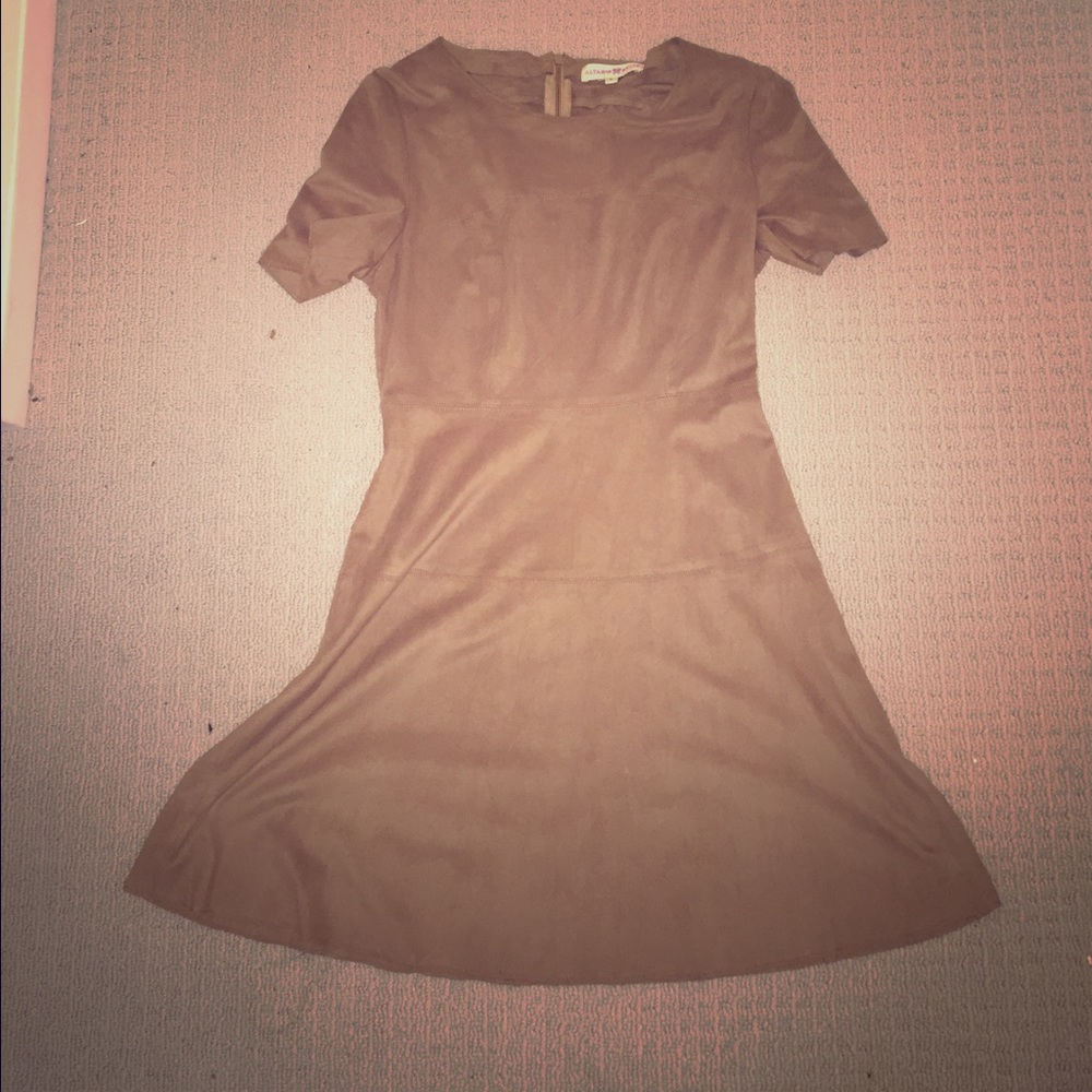 Altar'd State Faux Suede Dress